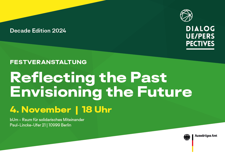 Dialogperspektiven | Decade Edition Festveranstaltung  „Reflecting the Past, Envisioning the Future“